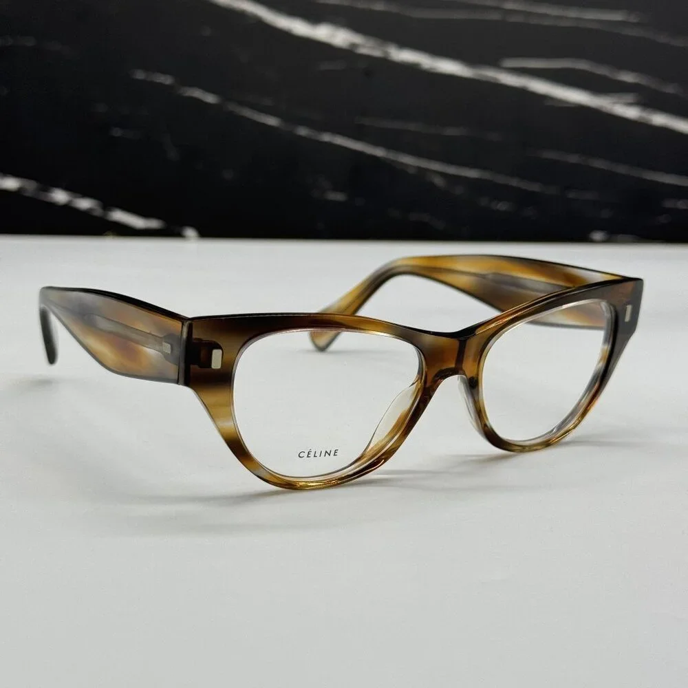 NEW CELINE HAVANA WOMEN EYEGLASSES CELINE CL50012I 055